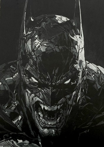 Original batman art pencil - pencil, &