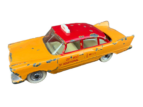 Vtg dinky plymouth plaza taxi - vtg,