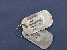 SCARCE US MARINES DAN SMITH VIETNAM WAR ERA DOG TAG PAIR