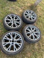17” 4x108 Ford Fiesta Alloy Wheels Alloys With Tyres St Line Zetec Grey Snow