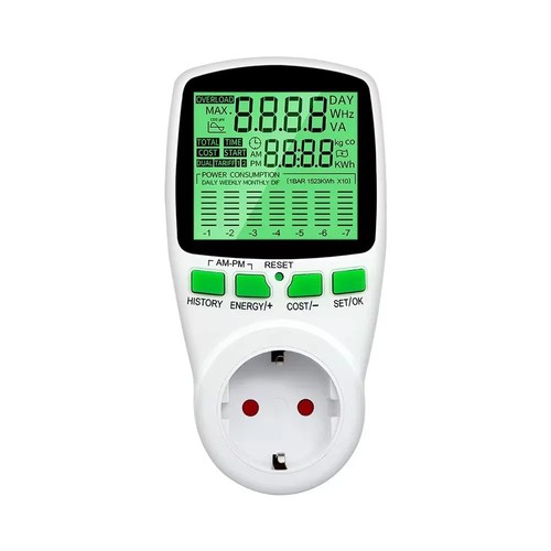 Digital lcd energy watt meter - energy,