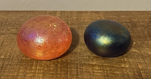 Heron glass paperweights - heron,