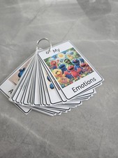 Emotions flash cards, autism