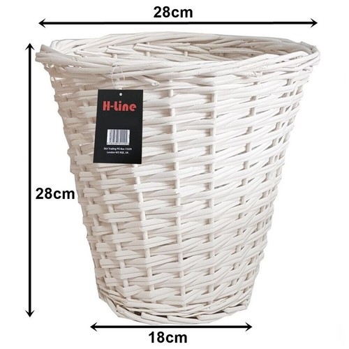 Wicker willow round basket - willow,