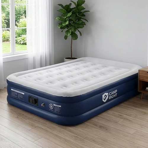 Double air bed mattress with - air,