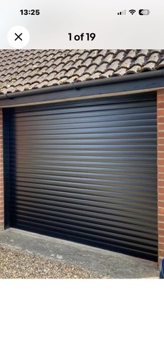 Double garage door electric - garage,