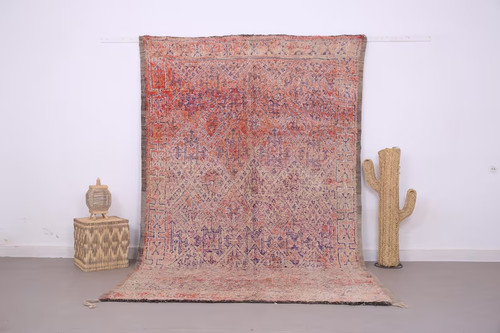Vintage moroccan rug - rug, ,