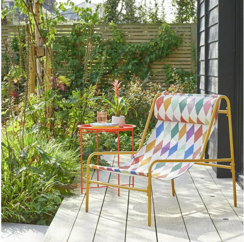 Teka metal garden chair - metal,