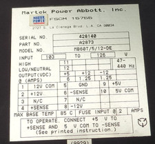 Vintage Martek Power Abbott