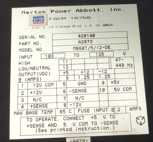 Vintage martek power abbott - vintage,