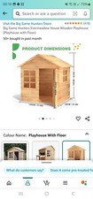 kids wooden play house new