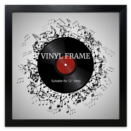 Vinyl record cover black - vinyl,