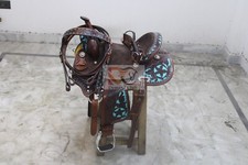 Western Leather  Barrel Horse Saddle Tack Set 10" to 18" Free Shipping