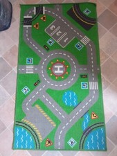 Village Play Mat Rug For Toy Cars 130cm X 75cm