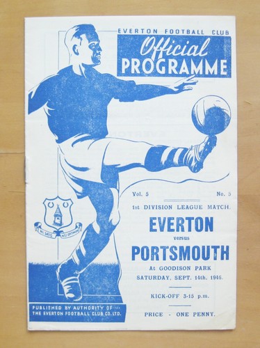 Everton portsmouth 1946 - everton,