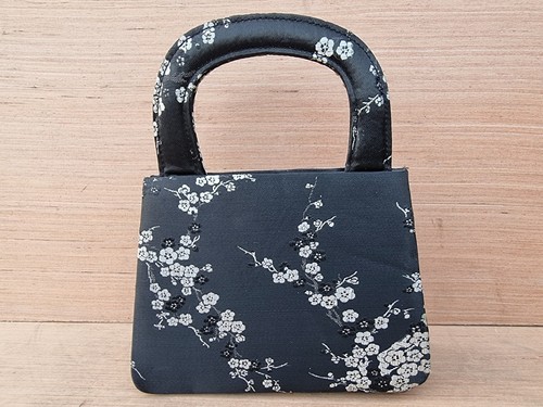 Black small bag - small, silver/grey