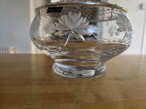 Thomas webb crystal flower - webb,