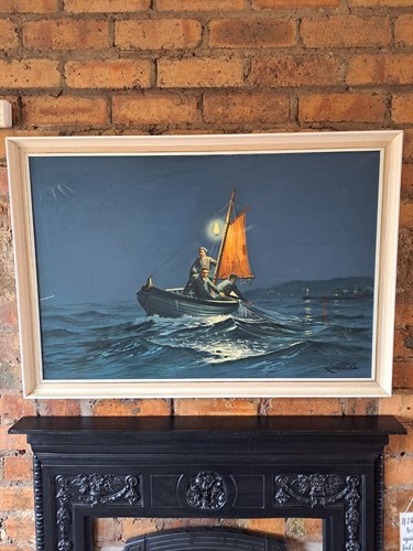 1976 keith english oil - oil, on