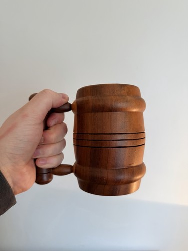 Vintage turned wooden - vintage,