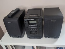 Sony PMC-202 Black CD Radio Hi-Fi System – Mega Bass Remote tape Fault
