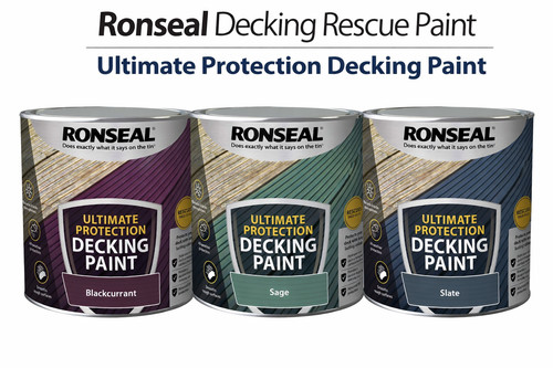 Ronseal decking rescue paint - decking,