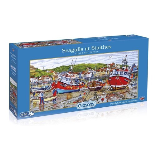 Gibson seagulls staithes - seagulls,