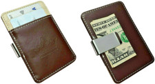 Brown Money Clip Wallet Magic
