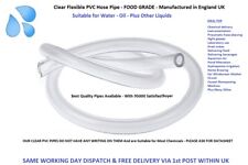 CLEAR PVC FLEXIBLE TUBING FISH POND HYDROPONICS PLASTIC HOSE WATER PIPE TUBE