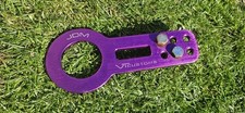 JDM car Tow Hook Kit for Universal Car Auto Aluminum Rear Towing Hook Purple