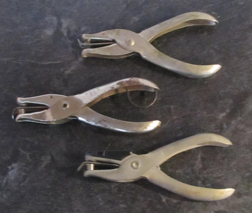 Vintage single hole punches - vintage,