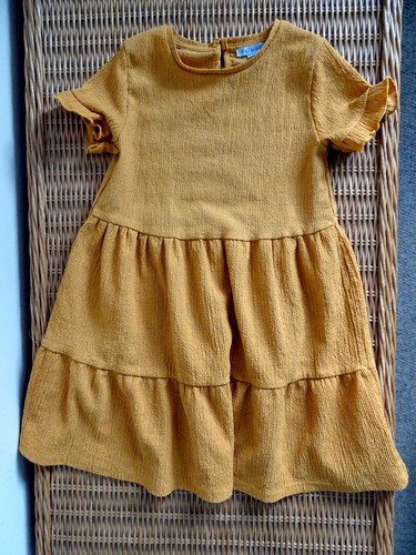 Deep yellow dress age 7 - yellow,