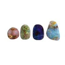 Boulder opal 6.45ct set of 4