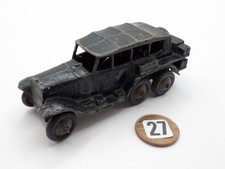 DINKY TOYS # 152B HUMBER MILITARY RECONNAISSANCE CAR DIECAST RIDGED HUBS 1956