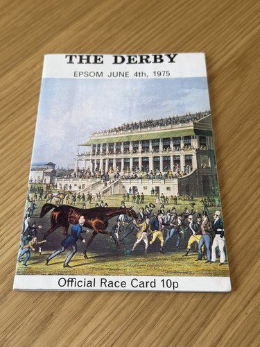 The derby epsom june 4th - derby,