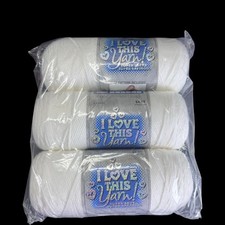 I Love This Yarn WHITE 100%