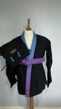 Fight Aesthetic Men’s BJJ A2 Gi /Kimono, Black With Colour Collar- Open OFFERS 