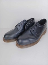 NEW Goliath Mens Safety Work Shoes UK 10 Black Leather Steel Toe Cap Anti Slip