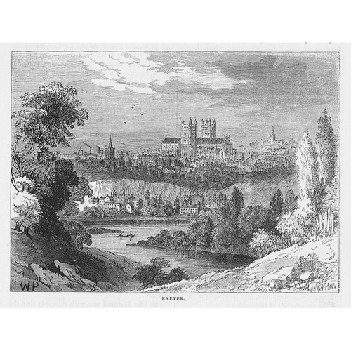 Exeter devon view the city - view, of