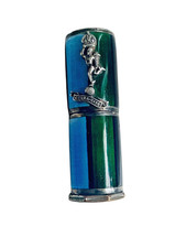 WW2 Vintage Lipstick Case Royal Corps of Signals Silver & Guilloche Enamel c1940