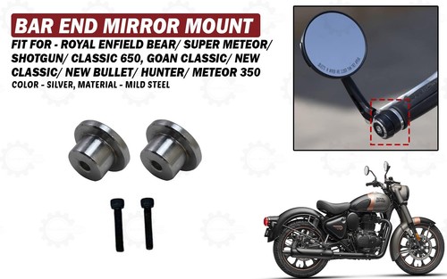 Bar end mirror mount for - bar,