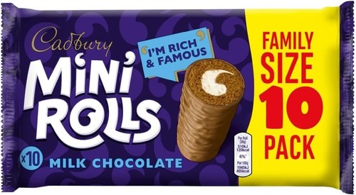 Cadbury mini rolls - cadbury, milk