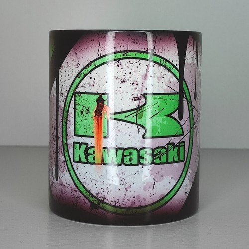 Kawasaki motorbike mug - kawasaki,