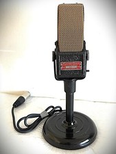 Rare Vintage 1930's Electro Voice V1 Ribbon Microphone, w/stand & cable-restored
