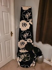 Potenza Black & white High Back Armchair