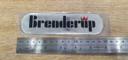 Brenderup trailer sticker - brenderup, logo