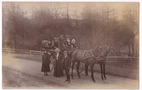 Edwardian horse drawn - edwardian, uk
