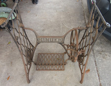 Antique singer treadle sewing - antique,