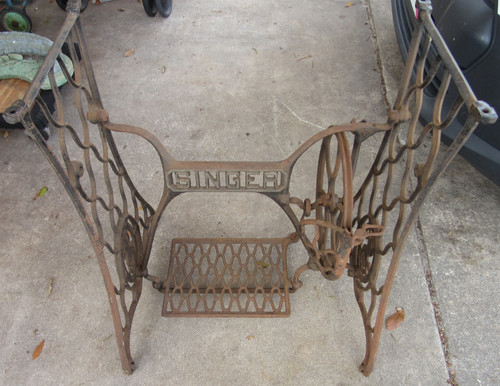 Antique singer treadle - singer,