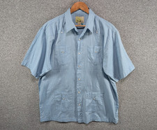Varadero Men's Blue Guayabera