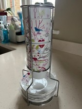 Designroom Bud Espresso Coffee Cup & Saucer Set With Stand